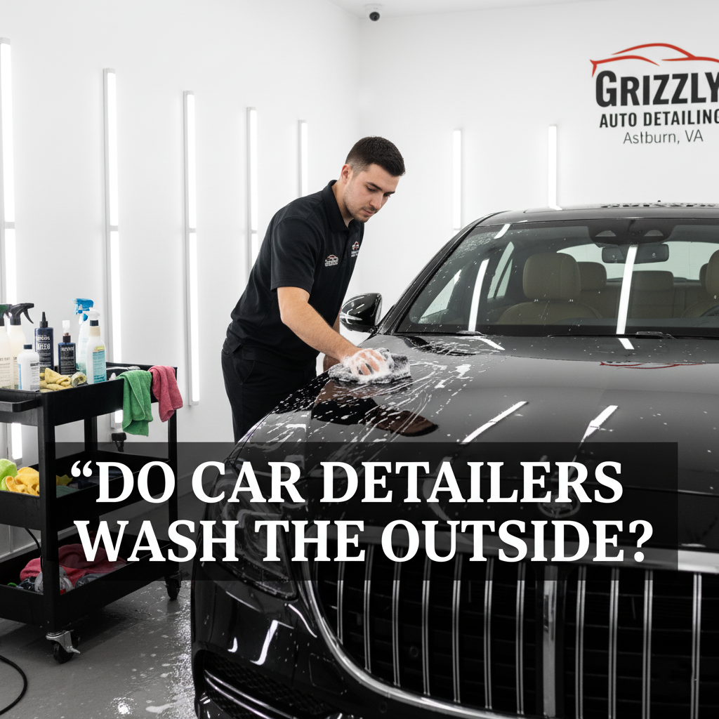 Do Car Detailers Wash the Outside