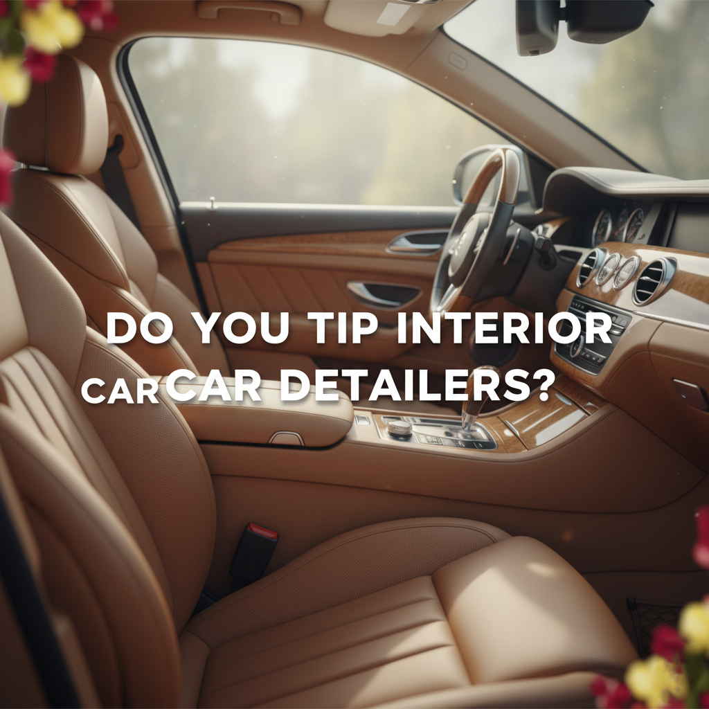 Do You tip interior Detailers?