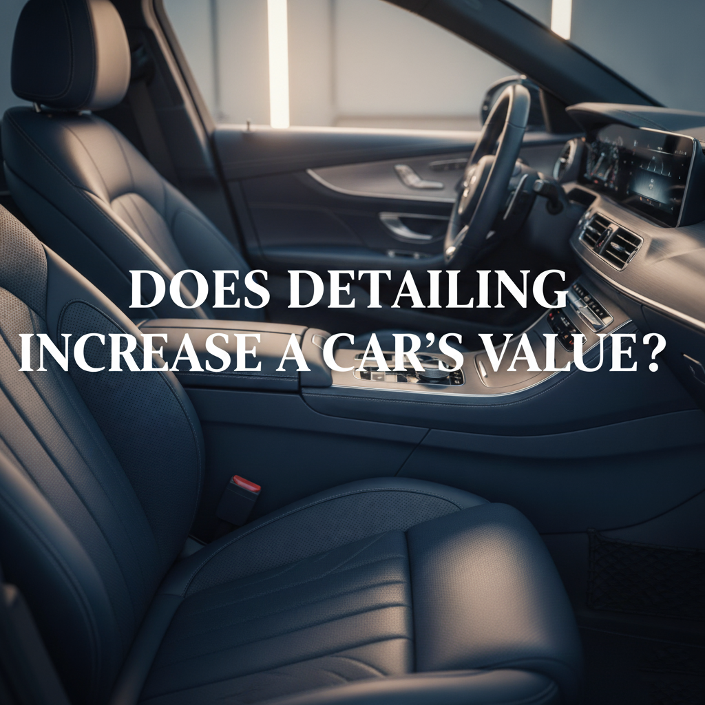 Does detailing increase a car’s value?