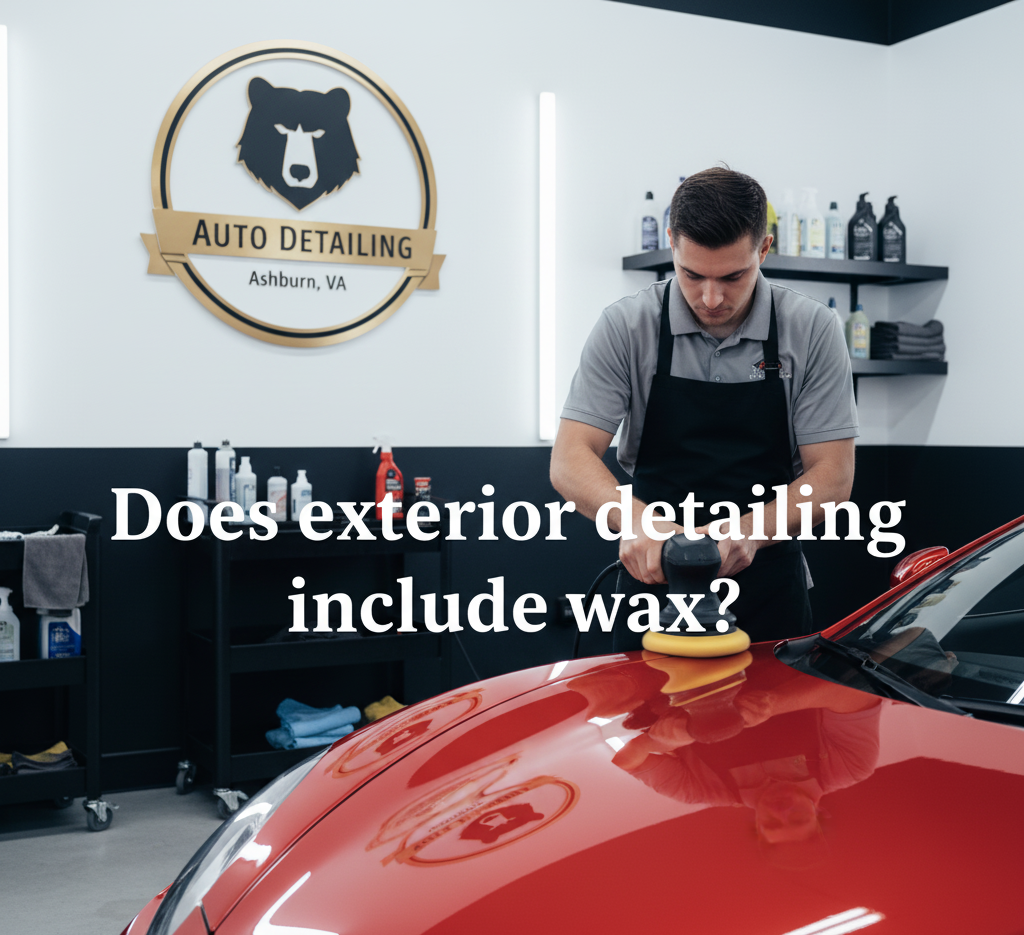 Does Exterior Detailing Include Wax?