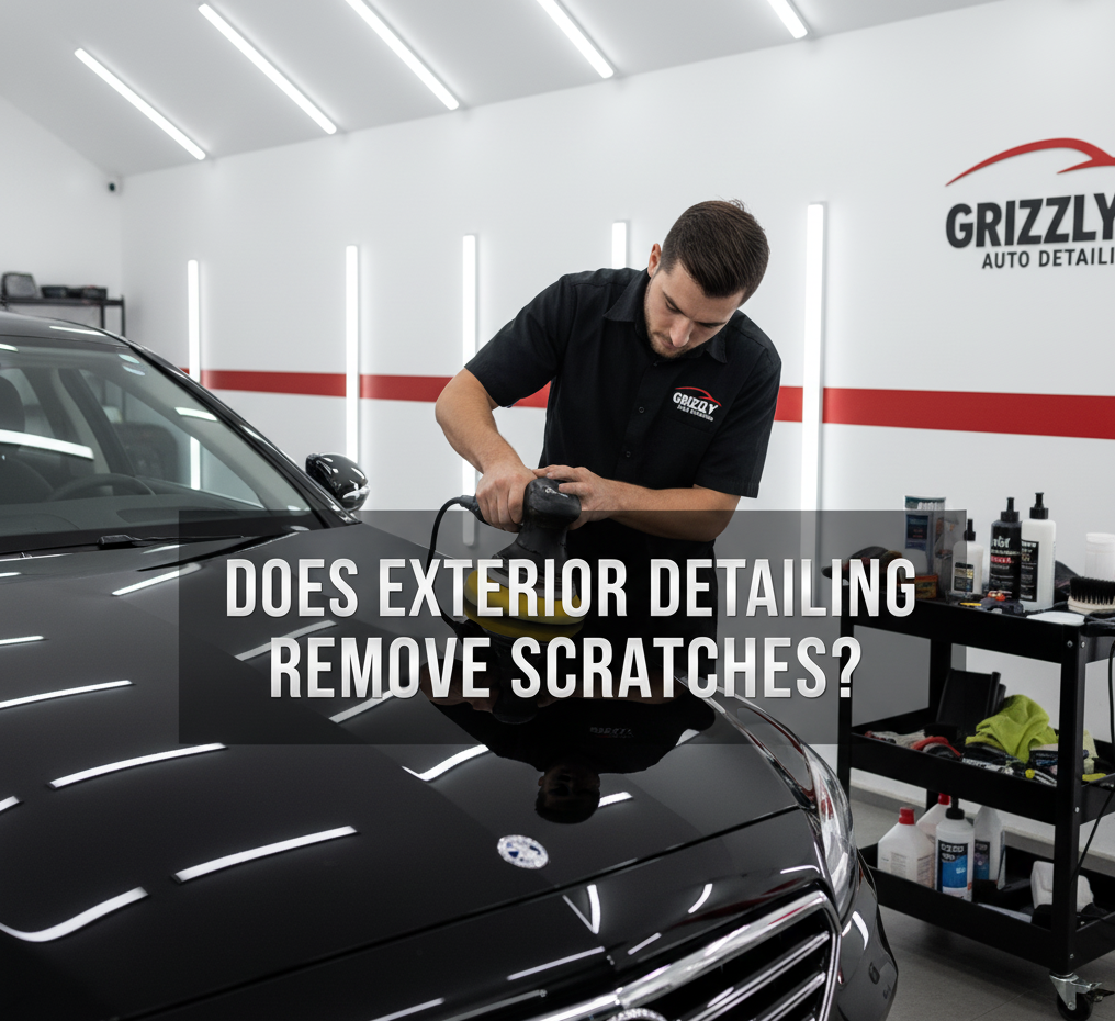 Does exterior detailing remove scratches?