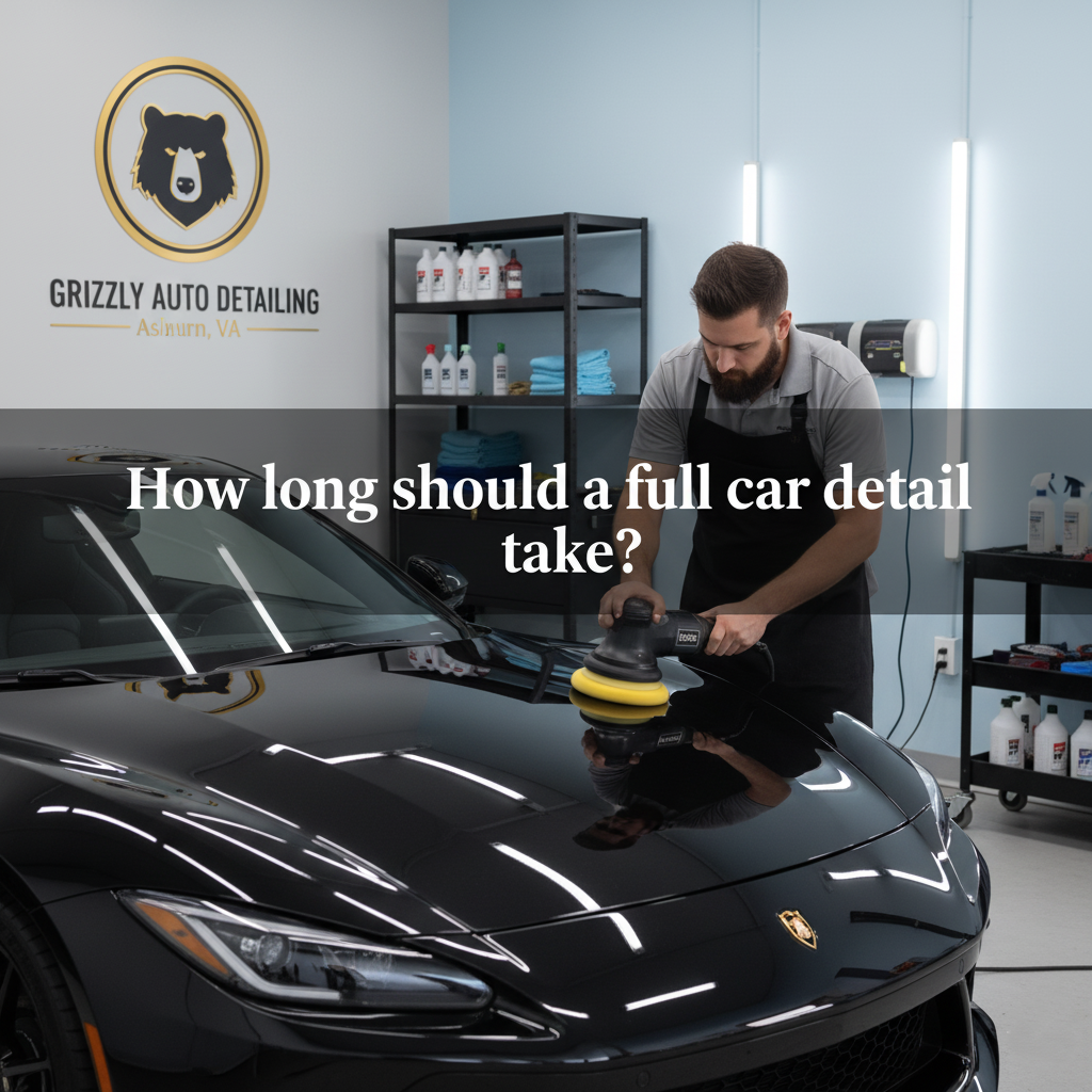 How Long Should a Full Car Detail Take?