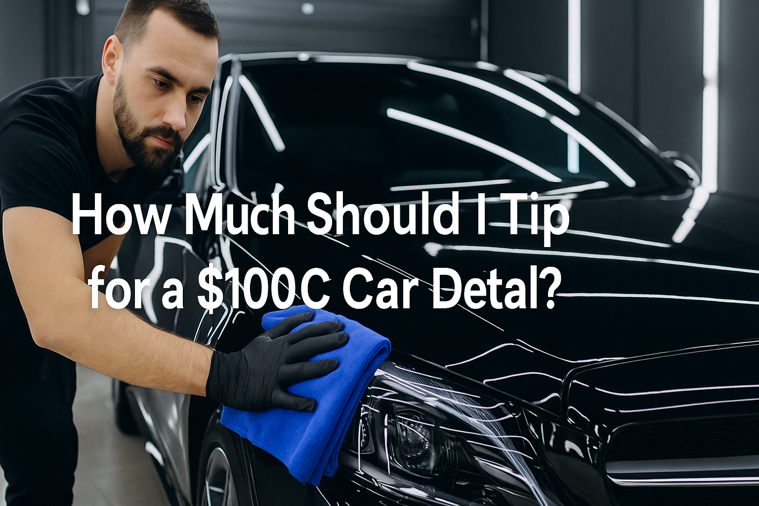 How much should I tip for $100 car detail?
