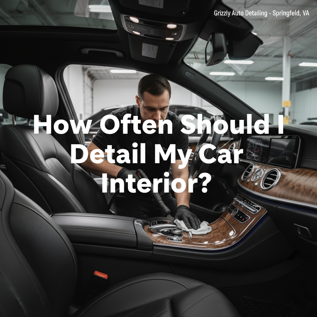How Often Should I Detail My Car Interior?