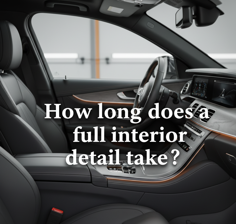 How long does a full interior detail take?