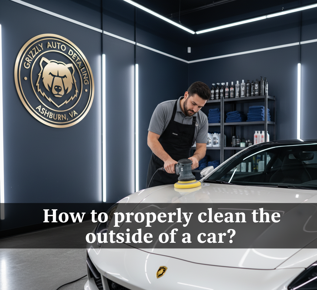 How to Properly Clean the Outside of a Car?