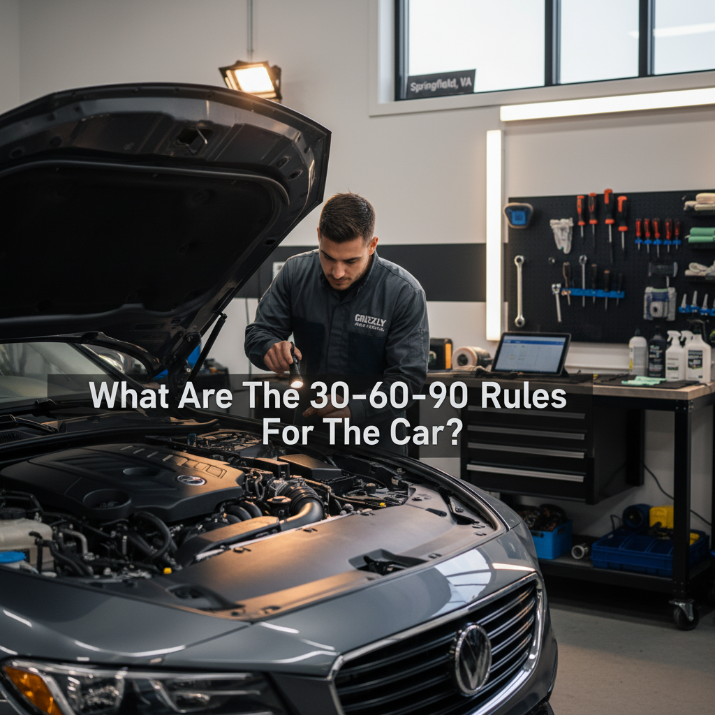 What is the 30-60-90 rules for cars?