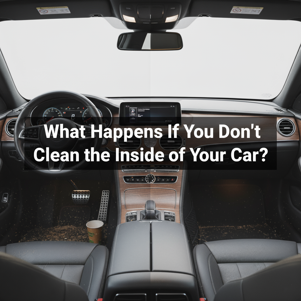 What happens if you don’t clean the inside of your car?