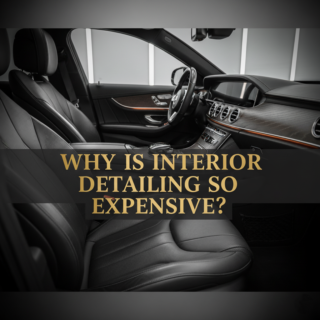 Why Is Interior Detailing So Expensive?