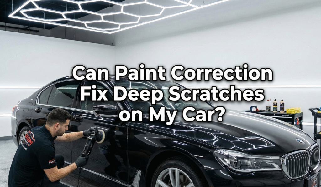 Can Paint Correction Fix Deep Scratches on My Car?