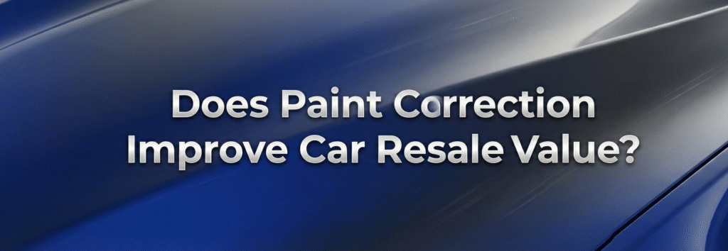 Does Paint Correction Improve Car Resale Value?