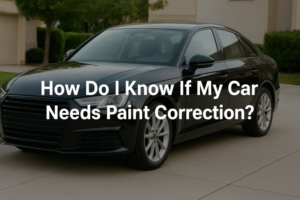 How Do I Know If My Car Needs Paint Correction?