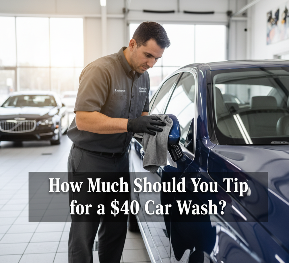 How much do you tip for a $40 car wash?