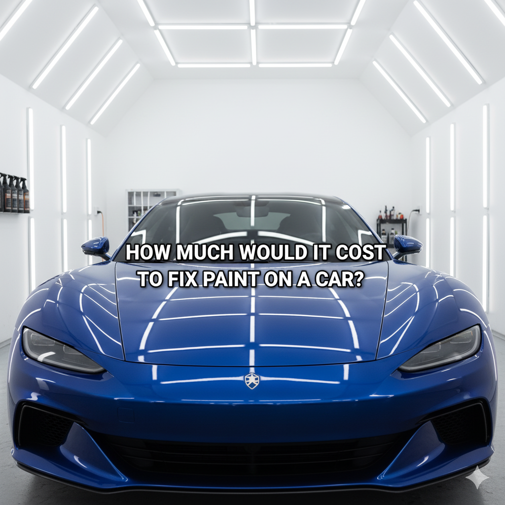 How much would it cost to fix paint on a car?