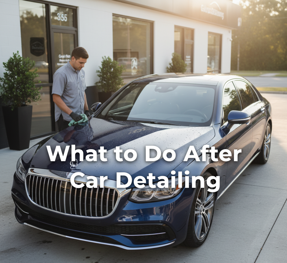 What to do after car detailing?