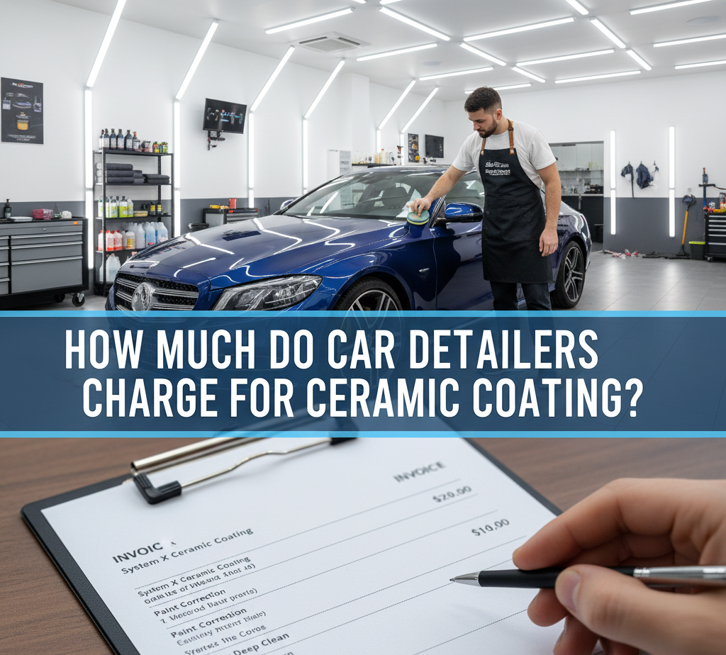 How much do car detailers charge for ceramic coating?