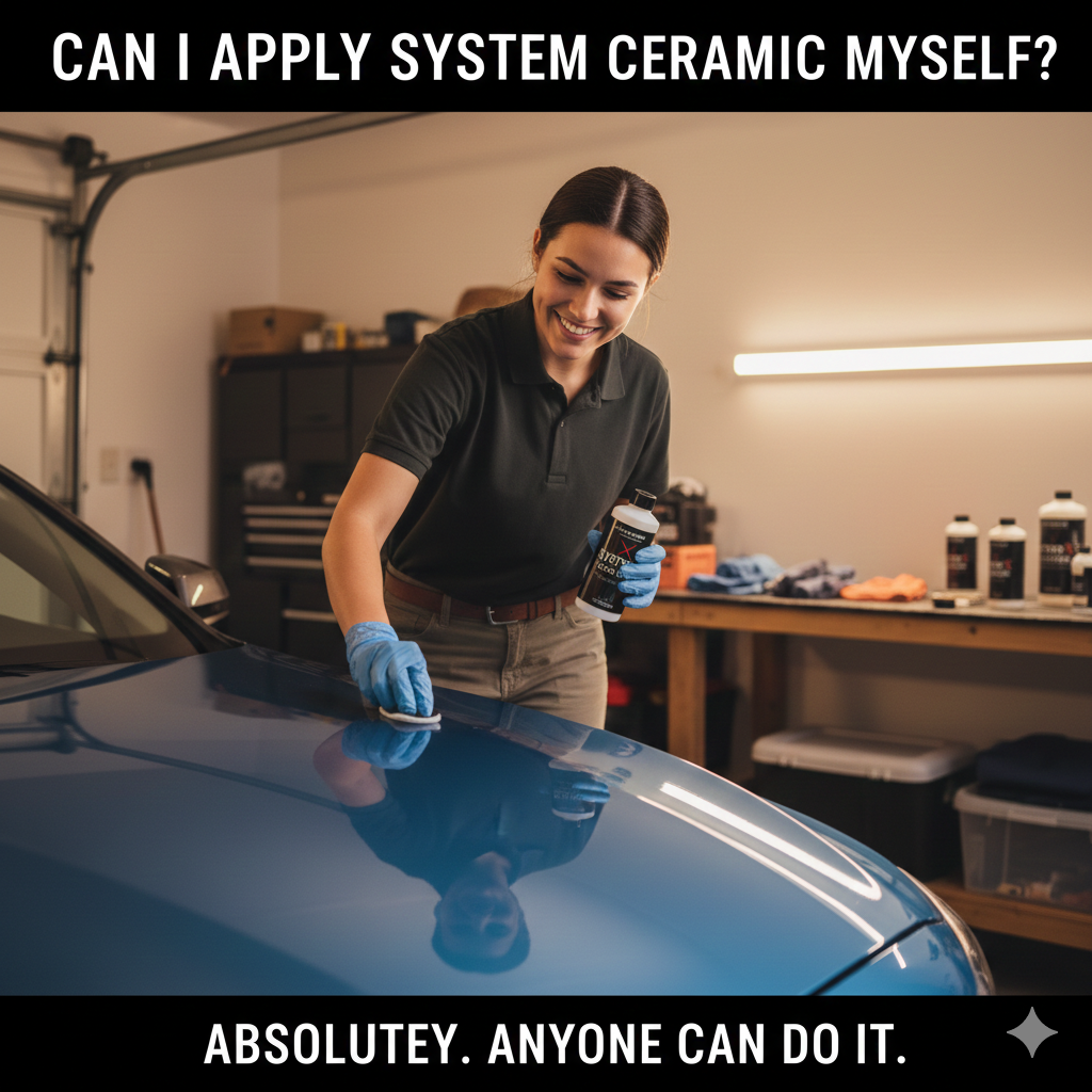 Can I apply System X Ceramic Coating myself?