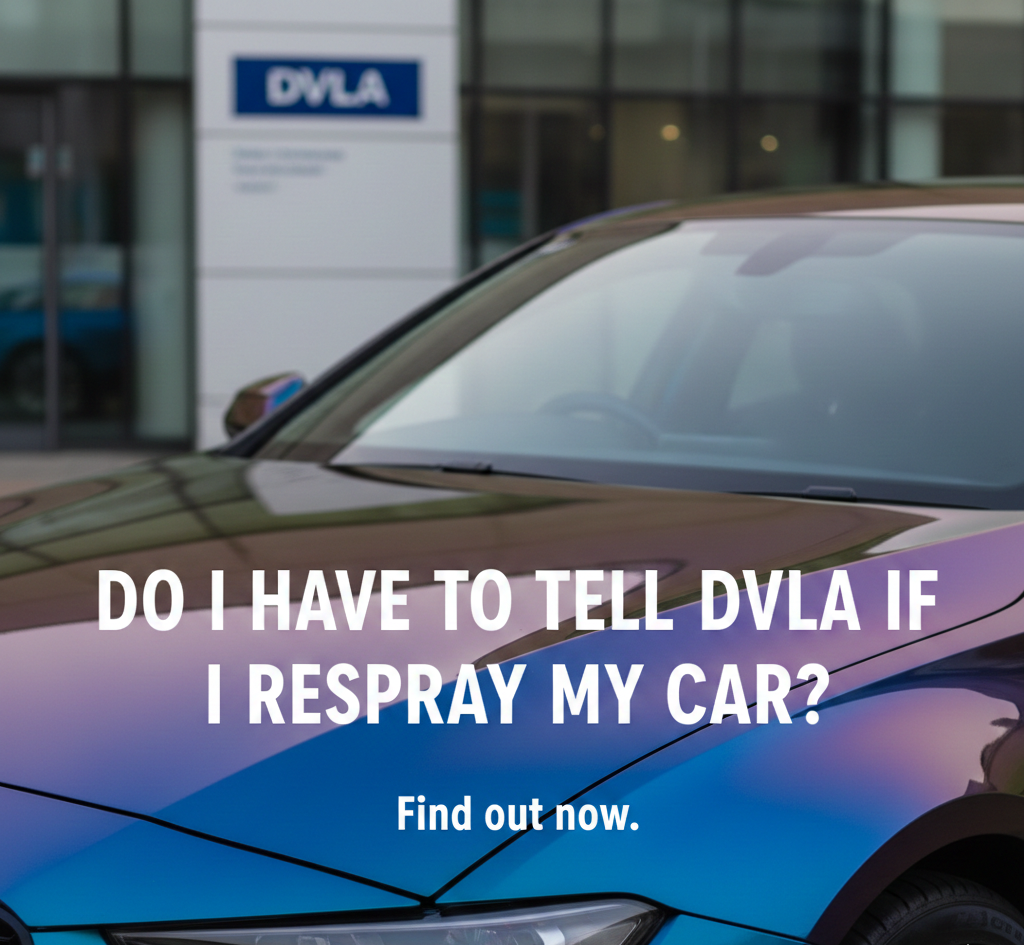 Do I have to tell DVLA if i respray my car?