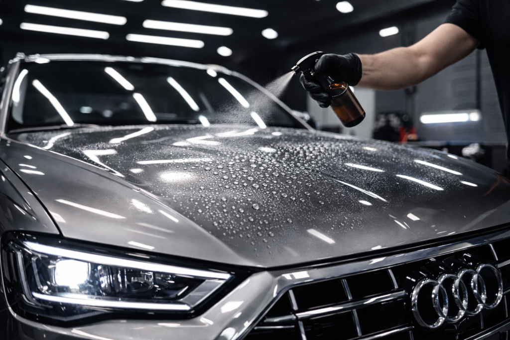 How long should I not wash my car after ceramic coating?