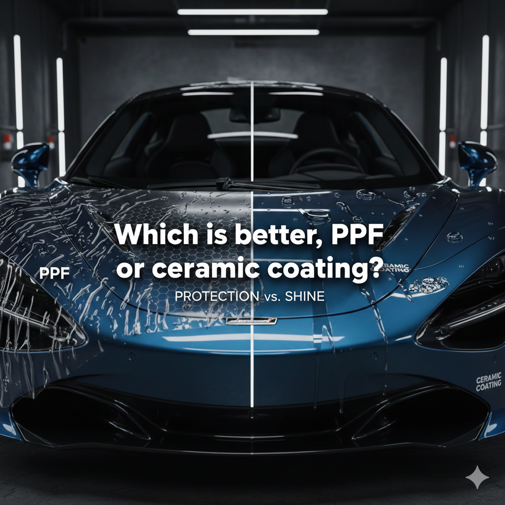 Which is better, PPF or ceramic coating?